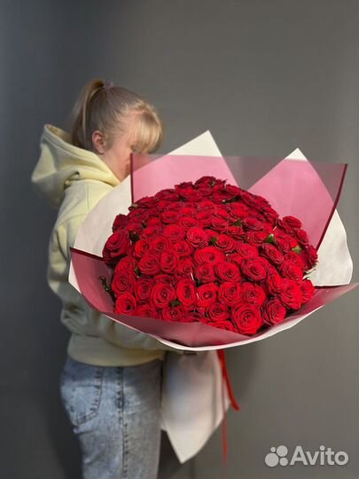 Цветы с доставкой, розы свежие