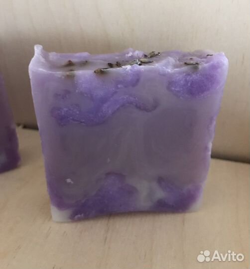 Натуральное лавандовое мыло