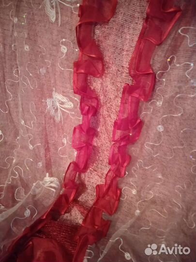 Тюль с ламбрикеном для спальни, кухни, 3 метра