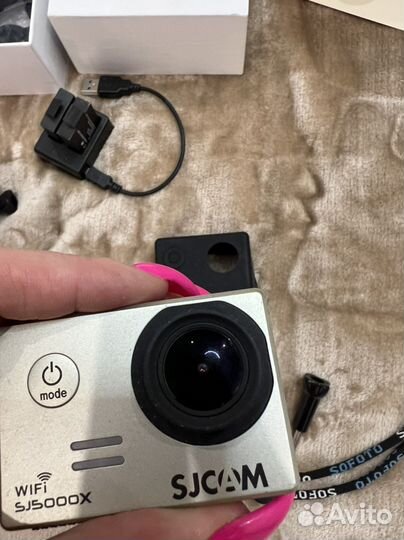 Экшн камера sjcam5000x elite 12mп серебристая