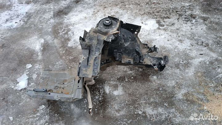 Лонжерон левый skoda octavia a5