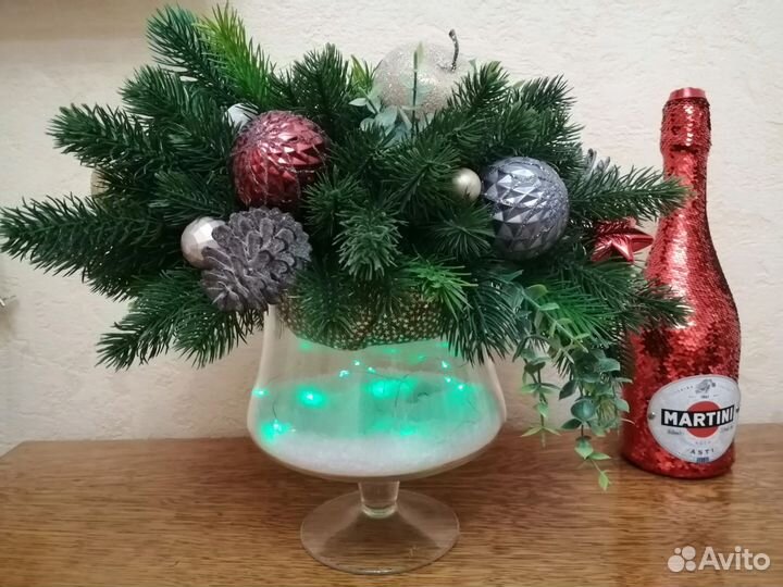 Новый год, украшение для дома, композиция