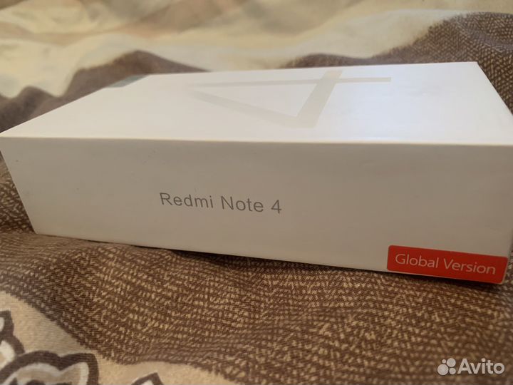 Коробка от Xiaomi redmi note 4