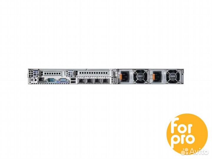 Сервер dell R620 8SFF 2xE5-2640 128GB, H710