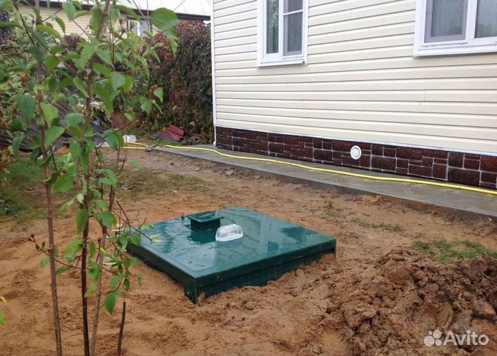 Септик для дома и дачи. Установка под ключ