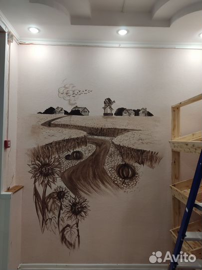Художник роспись оформление стен рисунок на стене