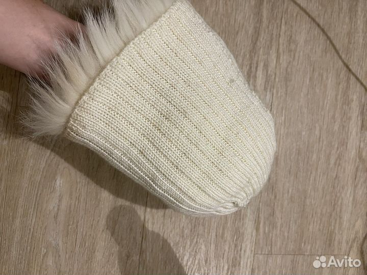 Шапка из песца женская