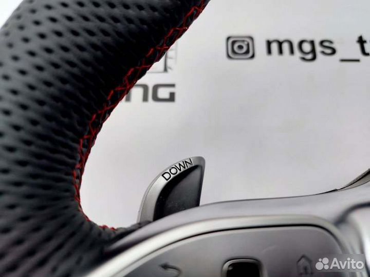 Руль 63 AMG red Mercedes G class W463 Гелик амг