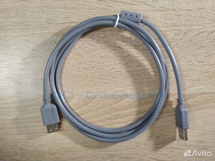 USB Кабель - удлинитель, 1.5 метра, новый