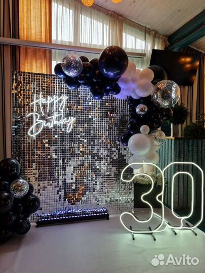 Неоновые цифры