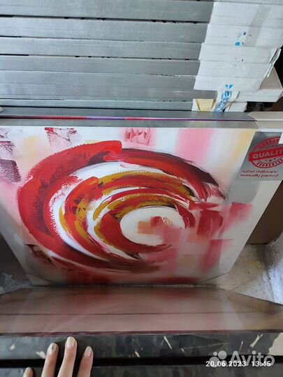 Картина маслом абстракция на холсте