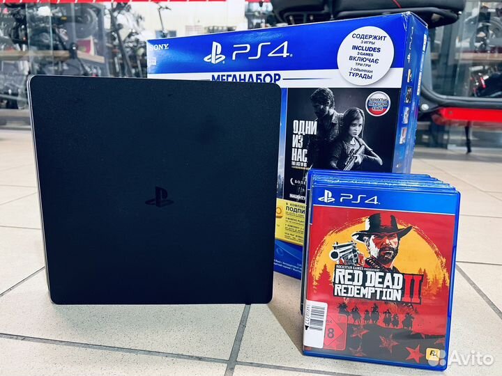 Sony ps4 1 тб с коробкой 3 ревизия + 400 игр