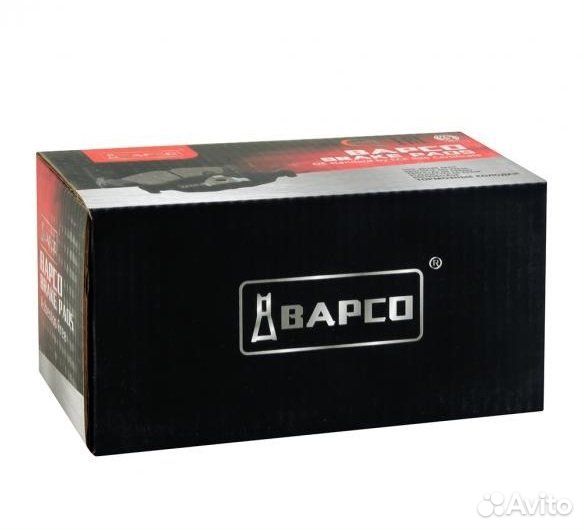 Колодки тормозные задние bapco BP0674