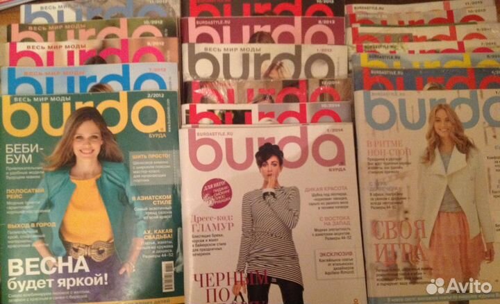 Burda 2010-2017, BurdaPlus,Винтаж,Шлб