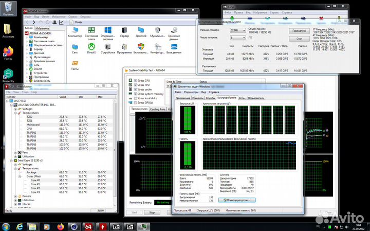 Процессор Intel Xeon E3-1230v3 E3-1270v3 LGA1150