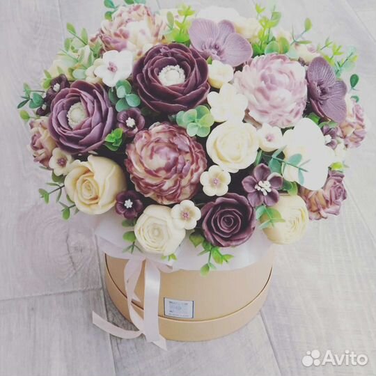 Букет цветов из мыла