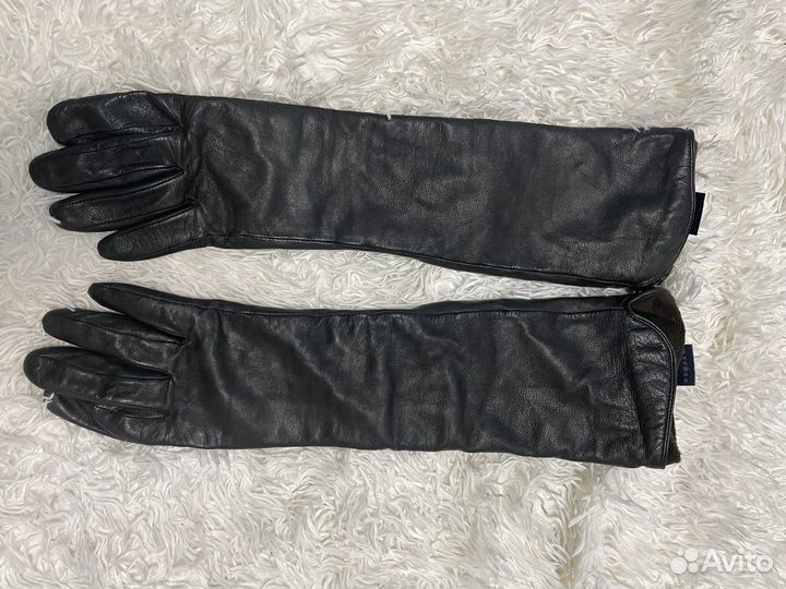 Перчатки кожаные женские