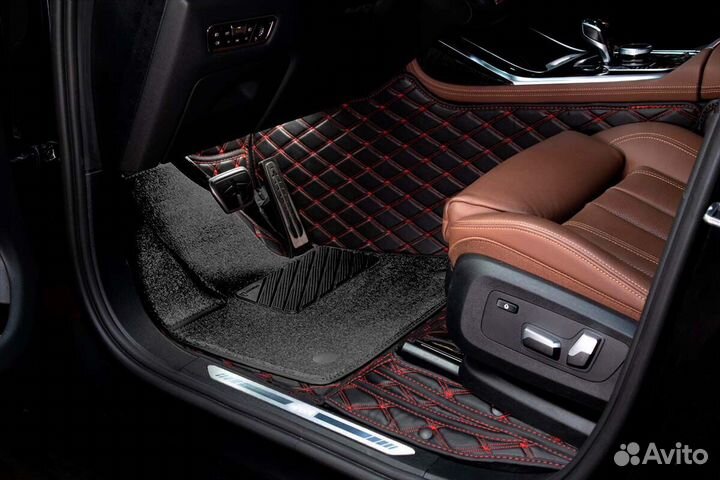 3D Коврики Infiniti Салон Багажник из Экокожи