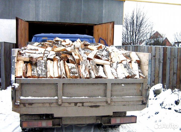 Дрова с доставкой бортовой машиной от 5м3