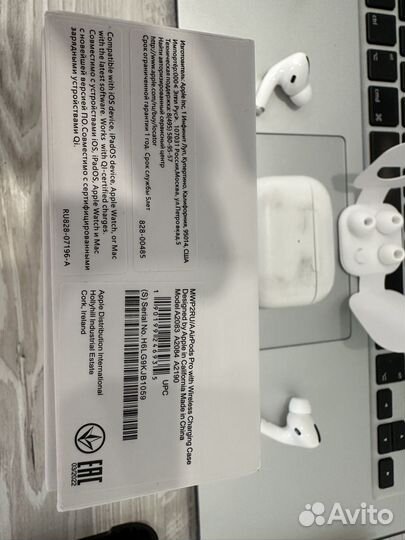 Беспроводные наушники apple airpods pro бу