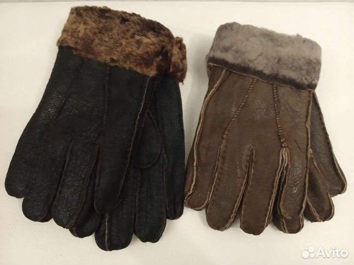 Перчатки замшевые из овчины