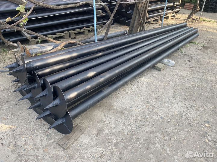 Винтовые сваи, свайный фундамент