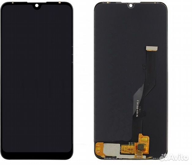 Дисплей для ZTE Blade V10 Vita Черный - Оптима