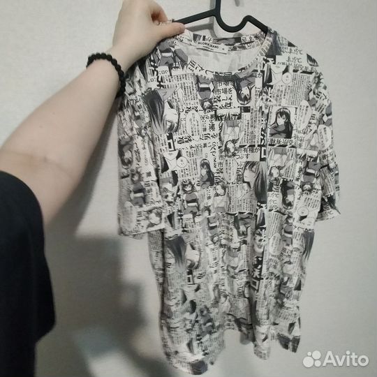 Футболка оверсайз аниме женская