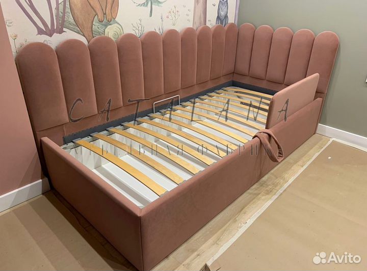 Детская кровать с мягкими бортиками/Без предоплаты