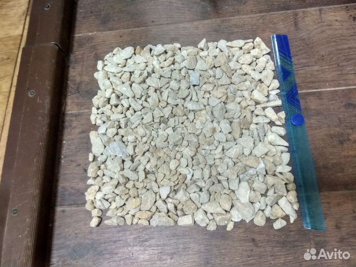 Щебень мраморный, белый