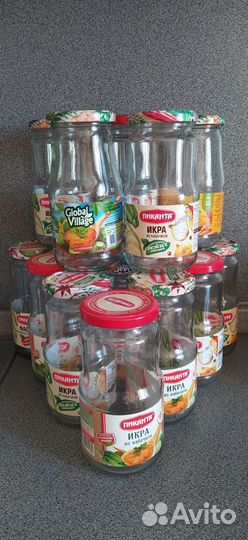 Бутылки и банки с винтовыми крышками