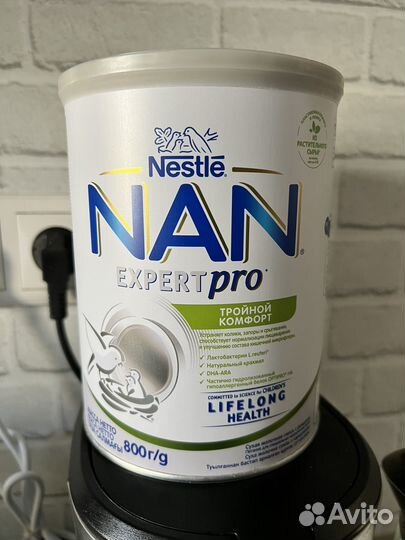 Нан тройной комфорт 800