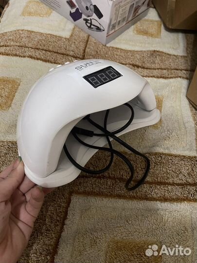 Набор для маникюра с лампой