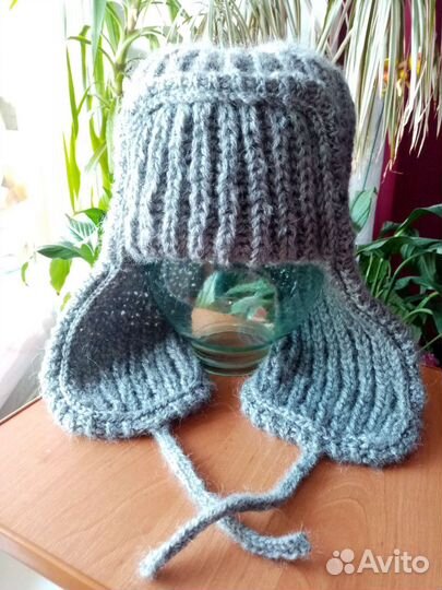 Шапка ушанка, снуд, варежки