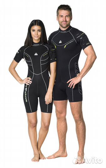 Короткий гидрокостюм для дайвинга W30 Shorty 2.5mm