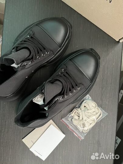 Rick Owens Abstract Low Black 38-46 IT