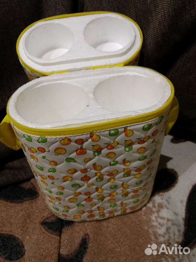 Сумка на коляску, с термобоксом для бутылочек