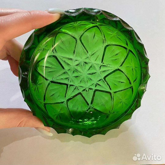 Пепельница, цветное стекло, СССР