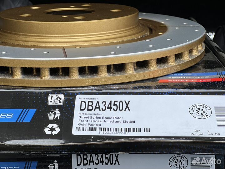 Тормозные диски перед lexus RX200 RX300 RX350