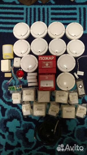 Пожарные, охранные извещатели т.д