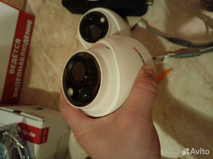 Видеонаблюдение 4 камеры 5Мп