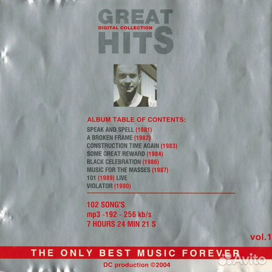 Cd диски музыка Depeche mode (Digital collection)