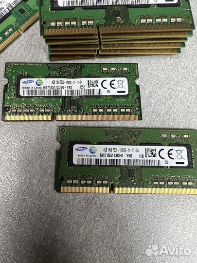 Sodimm 4Gb DDR3L 1600Mhz Samsung