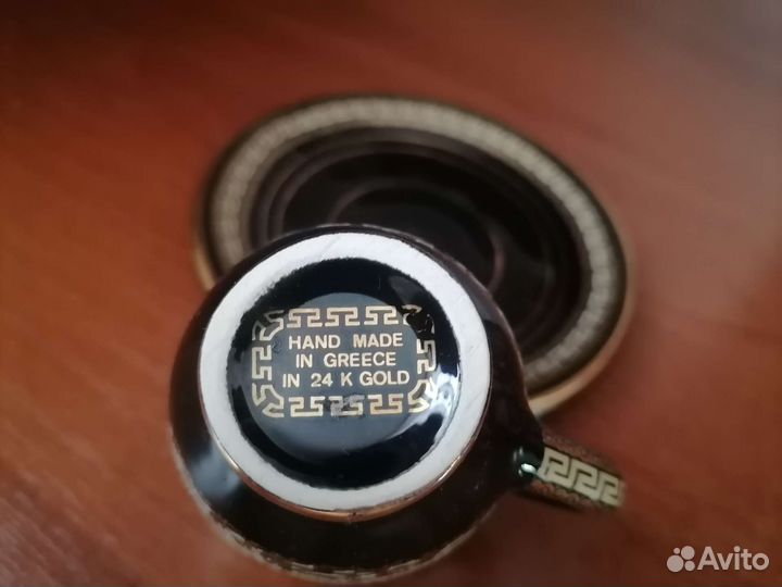 Кофейные чашки с блюдцами Греция