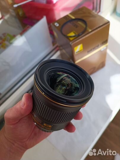 Объектив nikon 24mm af-s 1.8g