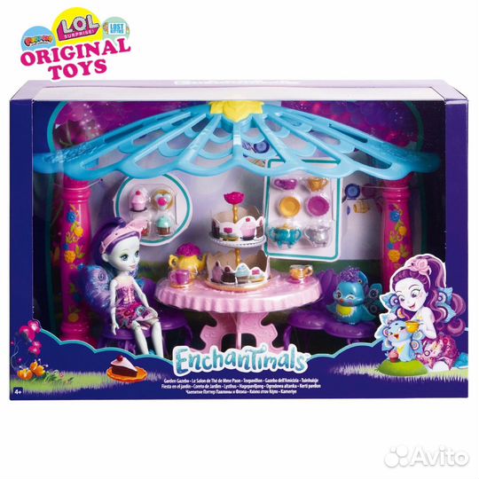 Enchantimals Чаепитие Пэттер Павлины и Флэпа