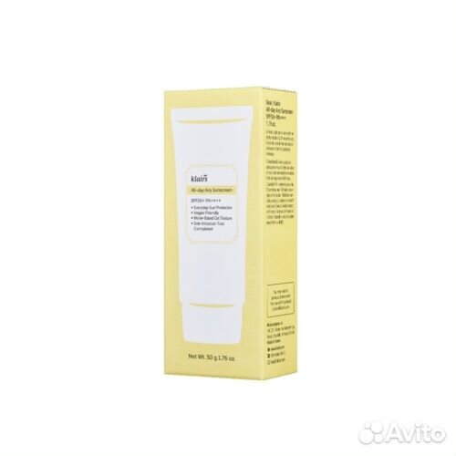 Солнцезащитный крем Dear Klairs spf 50 Корея