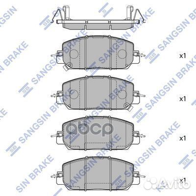 SP4176 колодки дисковые передние Honda CR-V 2