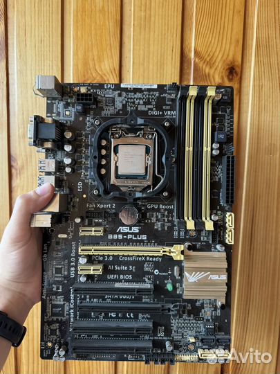 Материнская плата с процессором Intel 1155 1150 i7