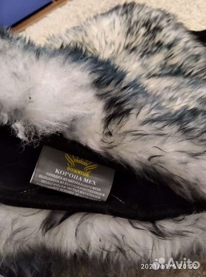 Меховая накидка на авто